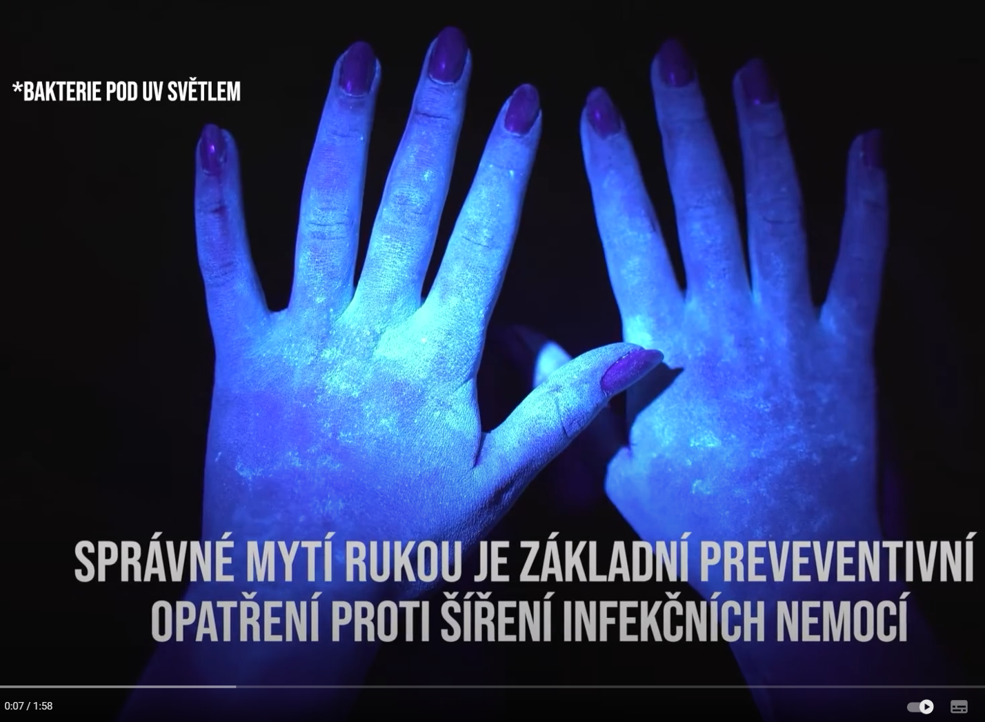 Videonávod jak si správně mýt ruce. Chraňme se před žloutenkou A
