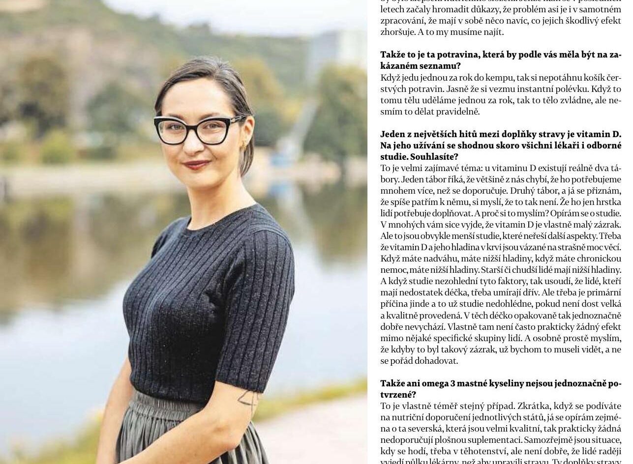 Eliška Selinger ve velkém rozhovoru pro Hospodářské noviny – Víkend