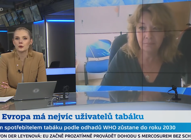 Petra Nekvapilová pro ČT24: Vůně a příchutě elektronických cigaret jsou pro mladé jednou z hlavních motivací pro užívání nikotinu