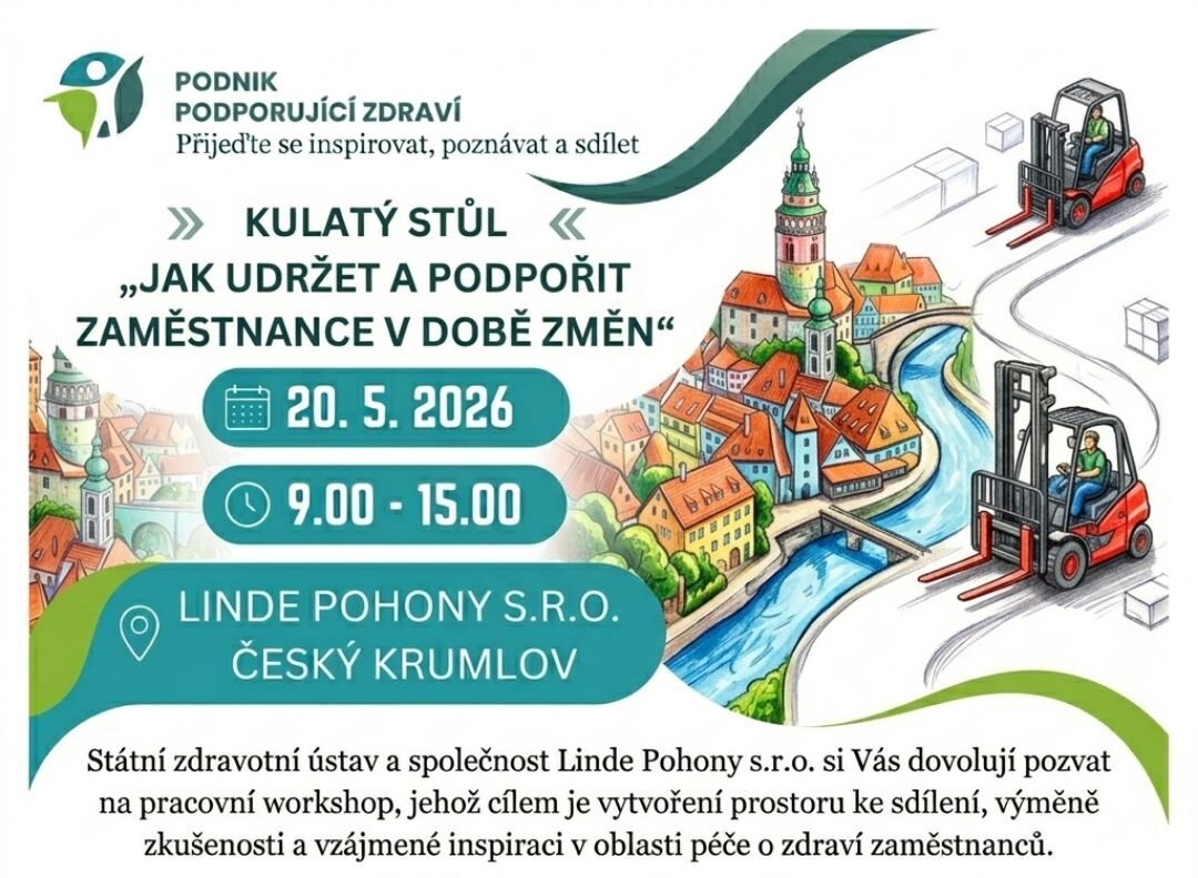 Pozvánka na Kulatý stůl – Jak udržet a podpořit zaměstnance v době změn?