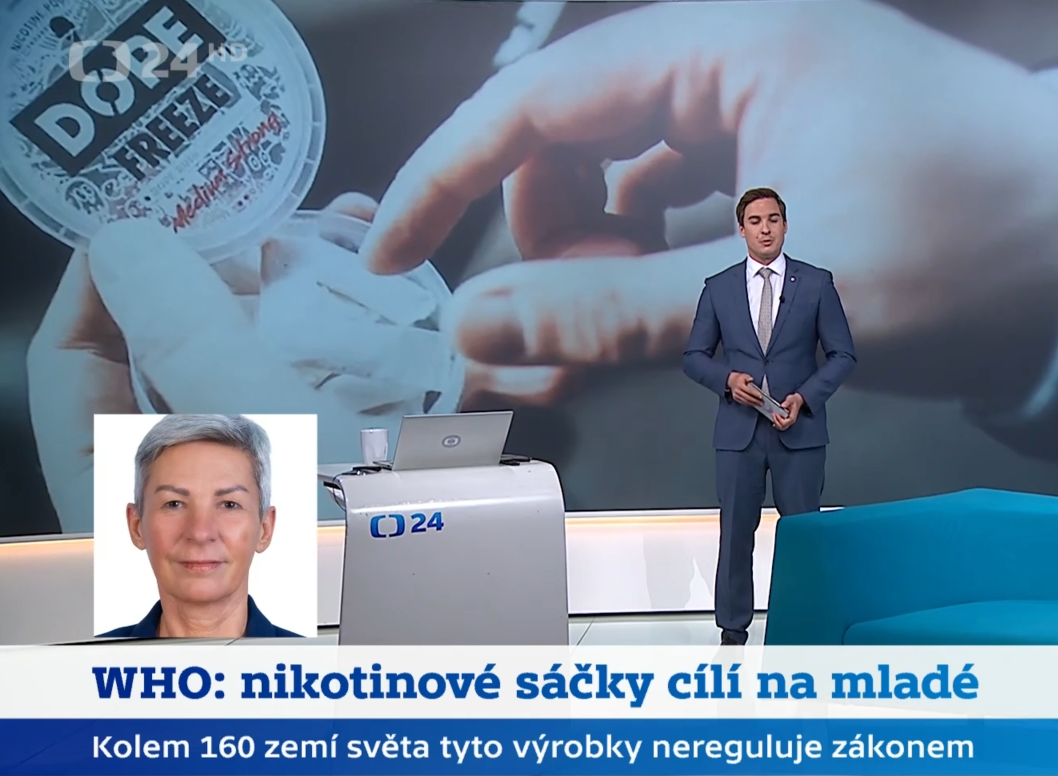 Anna Niklová: Nikotinové sáčky rychle způsobují závislost. Zejména u mladých mohou ohrozit vývoj mozku i schopnost učení