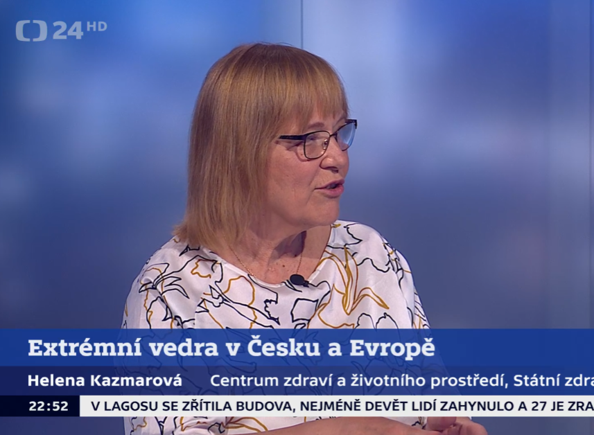 Helena Kazmarová pro Události, komentáře: Musíme se naučit chovat v horku, opakujeme stejné chyby