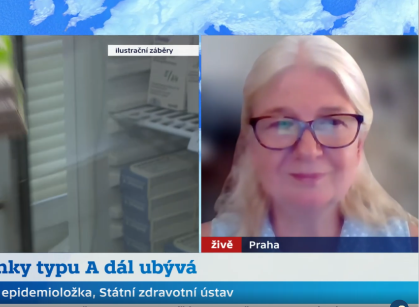 Kateřina Fabiánová pro ČT24: Případů žloutenky A ubývá, s výjimkou Ústeckého a Jihomoravského kraje