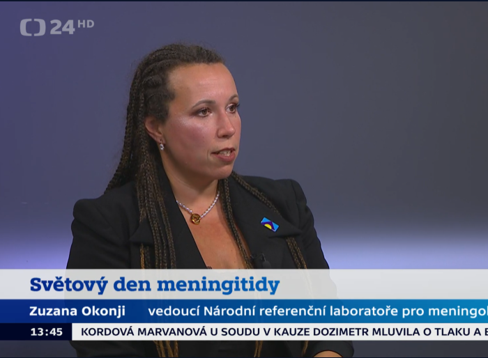 Zuzana Okonji pro ČT24: Meningitida umí zabít do 24 hodin. Chraňme se očkováním! Zásadní je infekci včas rozpoznat a rychle zahájit léčbu